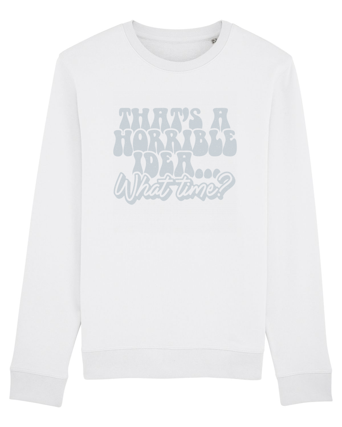 Bluză mânecă lungă Unisex Rise White