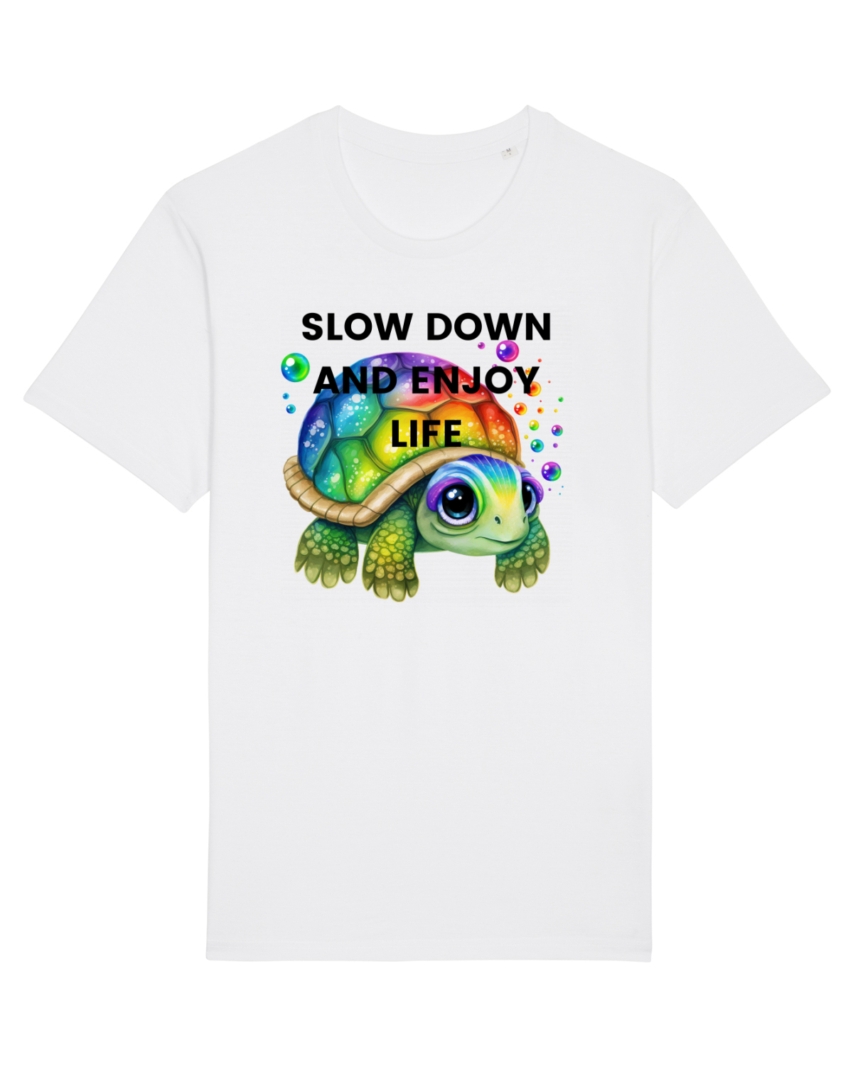 Tricou mânecă scurtă Unisex Rocker White