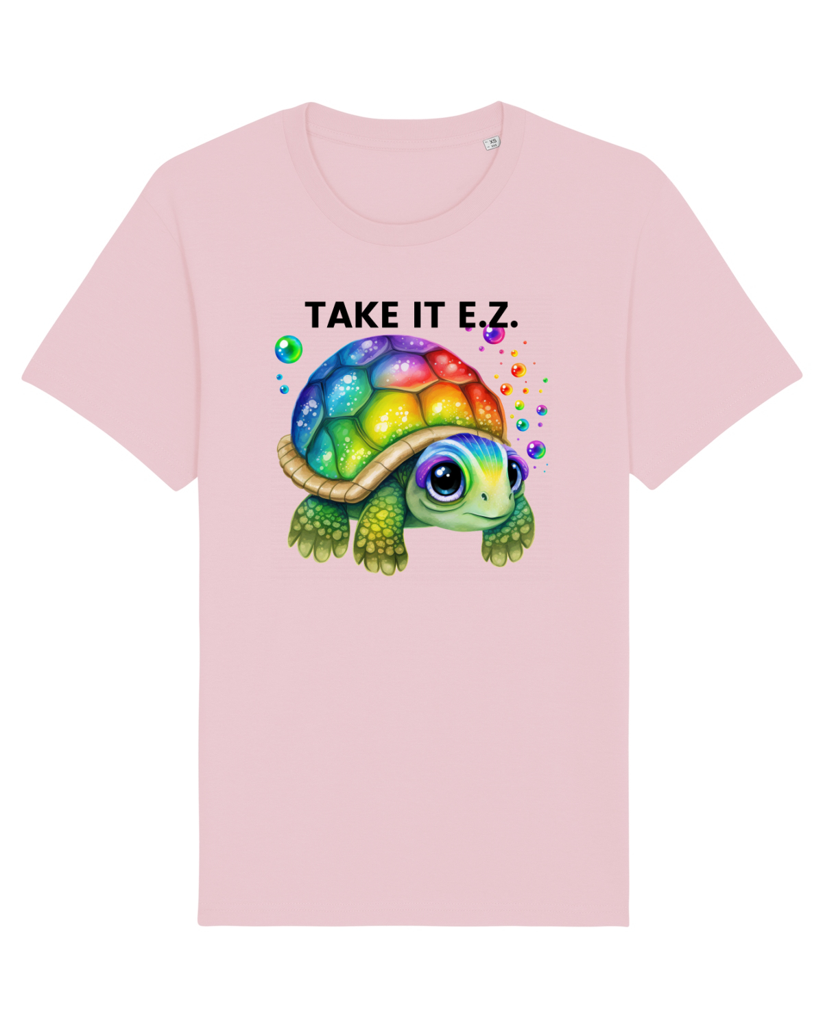 Tricou mânecă scurtă Unisex Rocker Cotton Pink