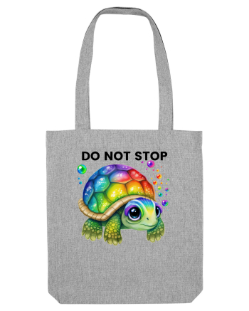 Broasca testoasa pictata in acuarela cu mesajul Do Not Stop Heather Grey