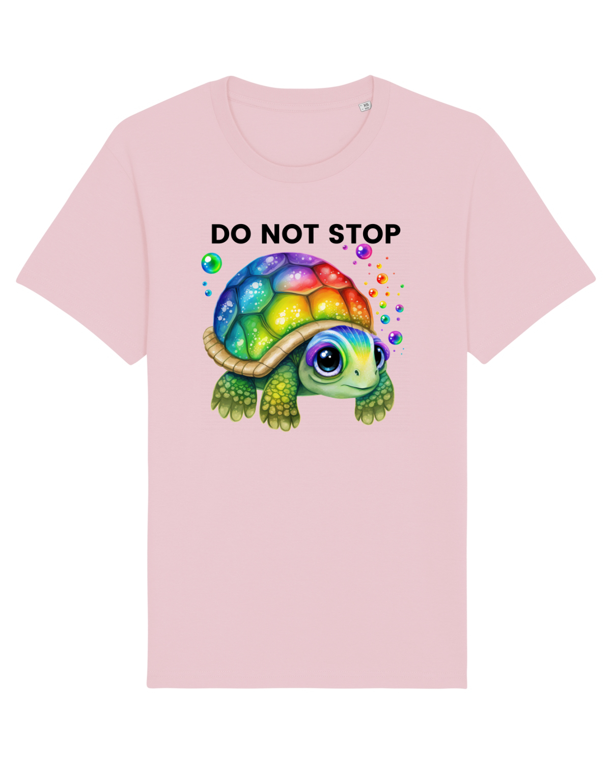 Tricou mânecă scurtă Unisex Rocker Cotton Pink