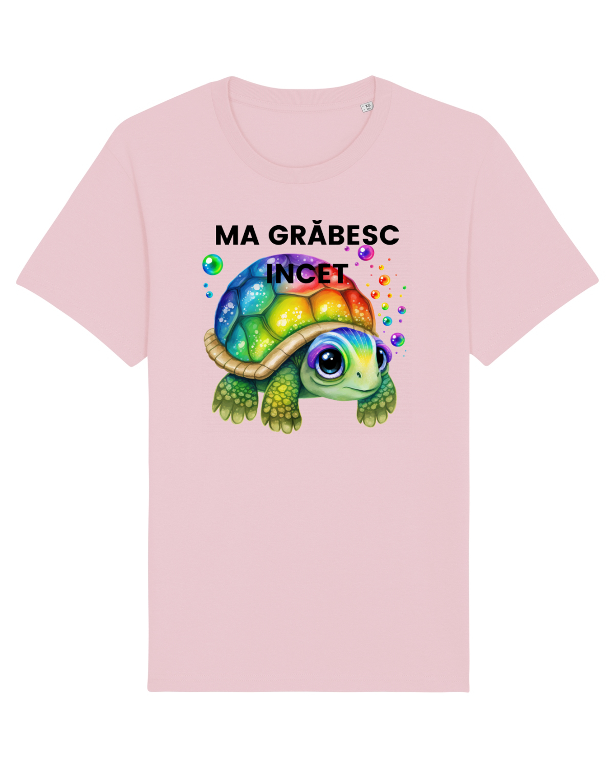 Tricou mânecă scurtă Unisex Rocker Cotton Pink