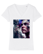 DIGITAL ART 50 Tricou mânecă scurtă guler V Damă Evoker