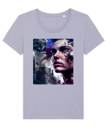 DIGITAL ART 50 Tricou mânecă scurtă guler larg fitted Damă Expresser