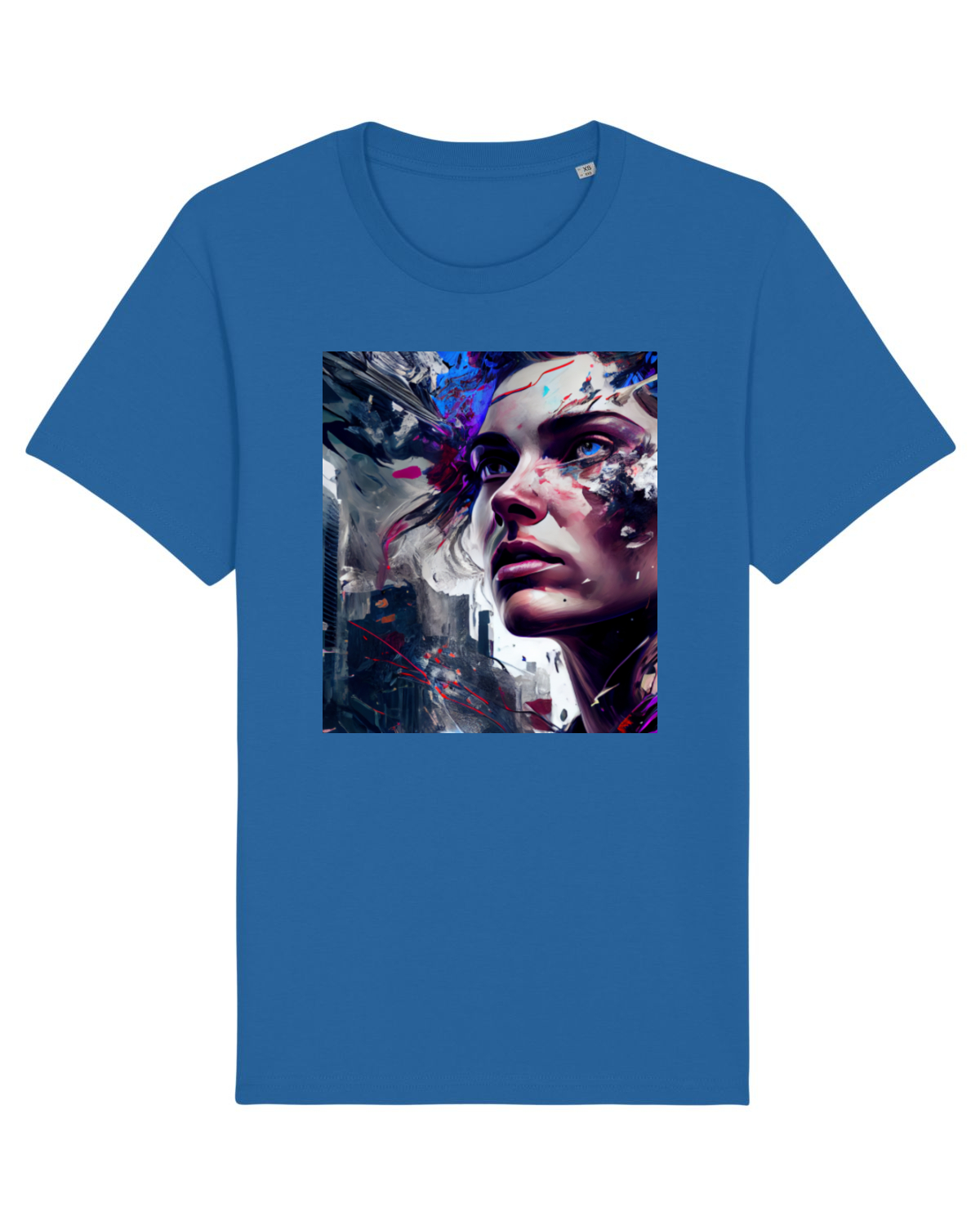 Tricou mânecă scurtă Unisex Rocker Royal Blue