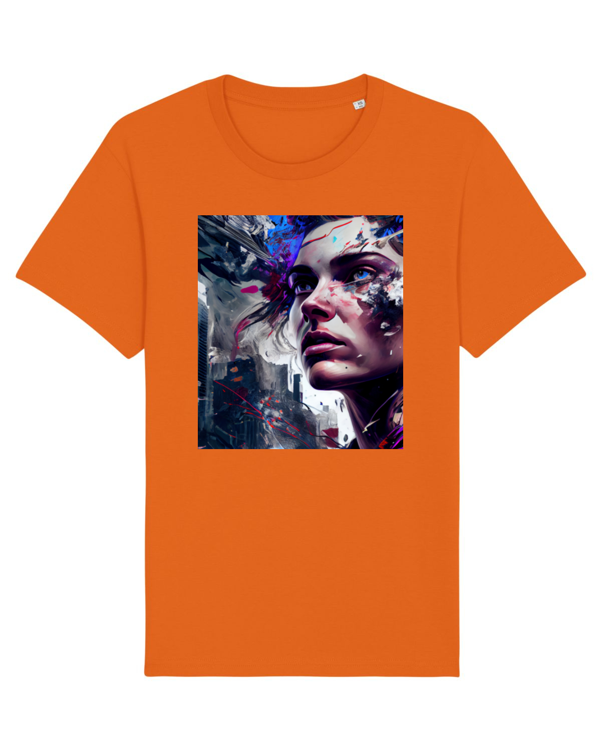 Tricou mânecă scurtă Unisex Rocker Bright Orange