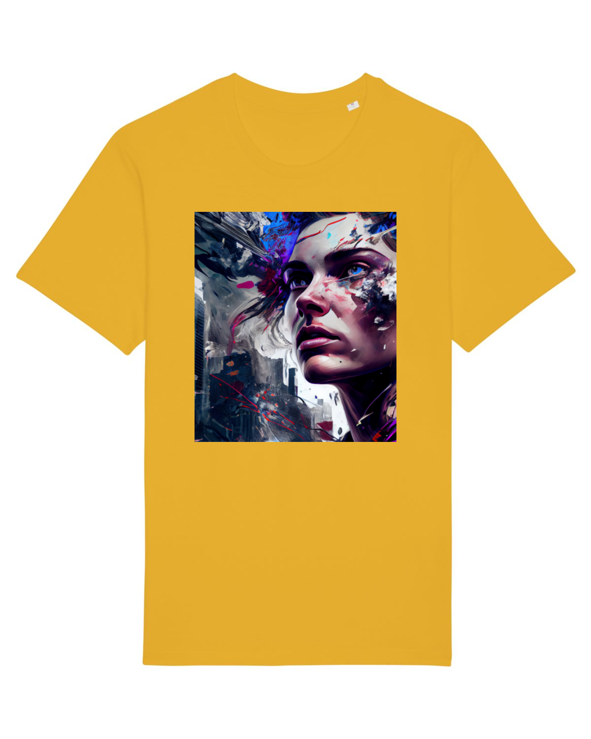 Tricou mânecă scurtă Unisex Rocker Spectra Yellow
