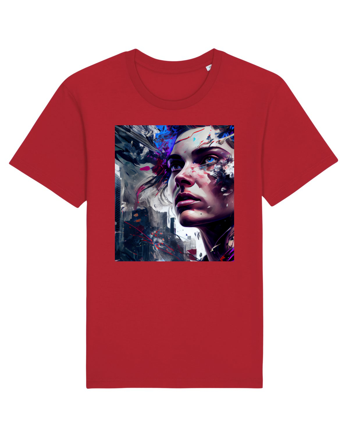 Tricou mânecă scurtă Unisex Rocker Red