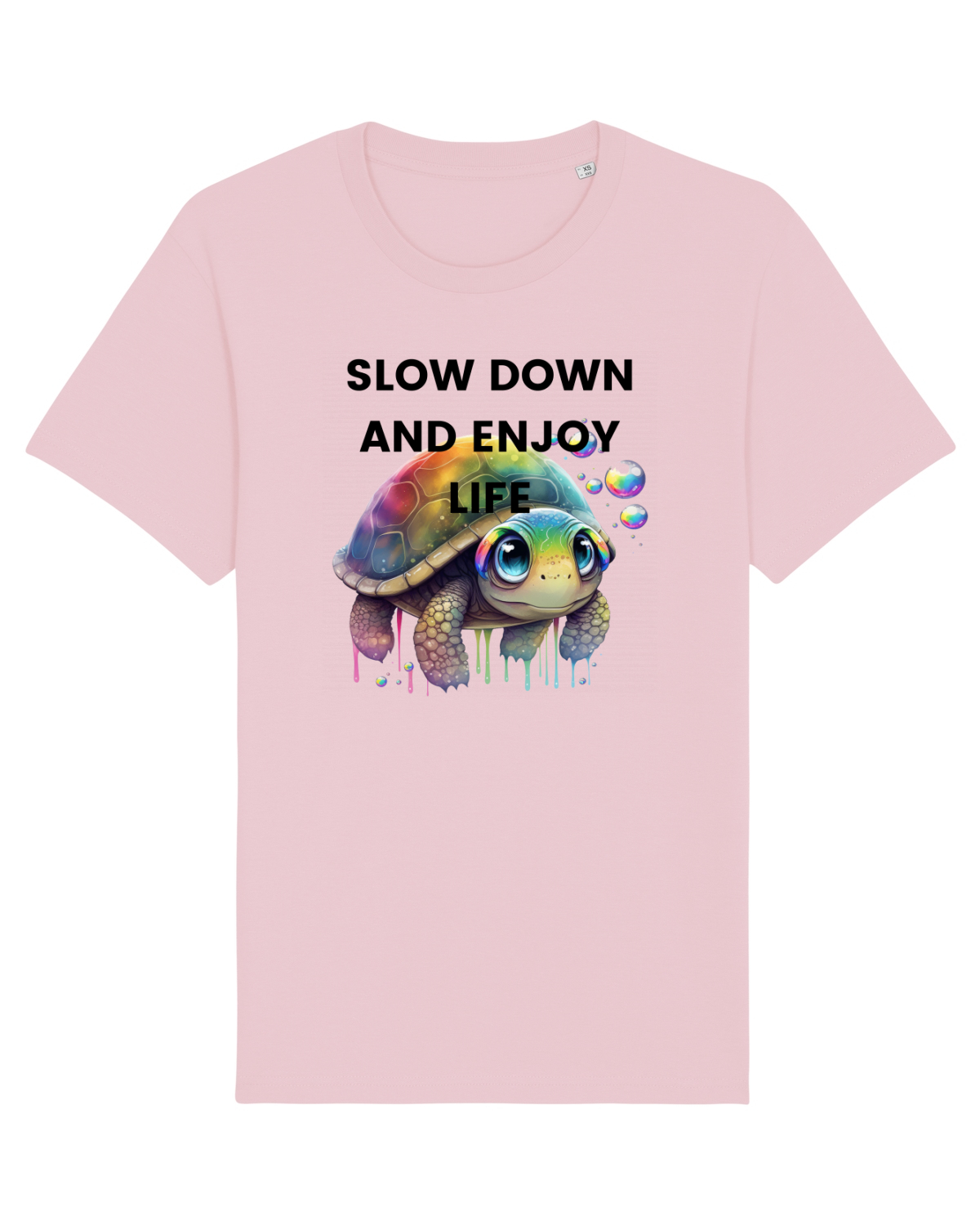 Tricou mânecă scurtă Unisex Rocker Cotton Pink