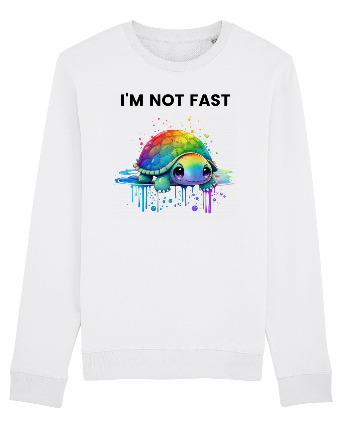 Bluză mânecă lungă Unisex Rise White