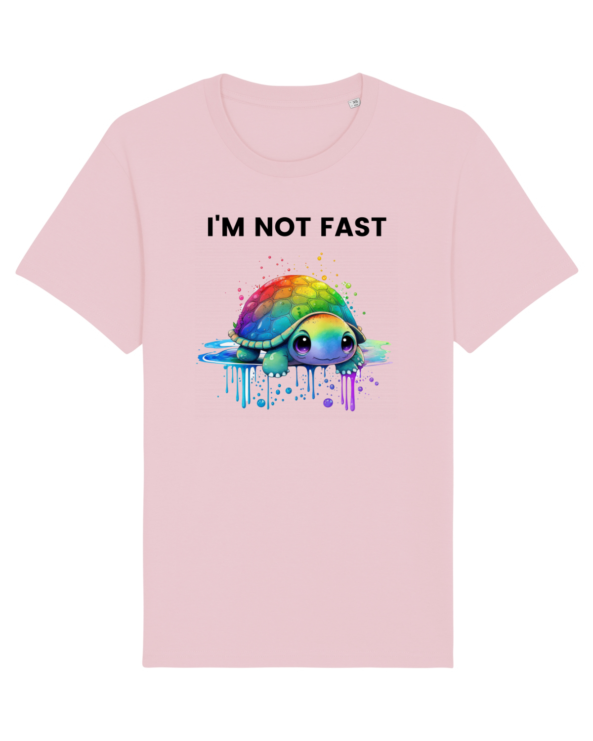 Tricou mânecă scurtă Unisex Rocker Cotton Pink