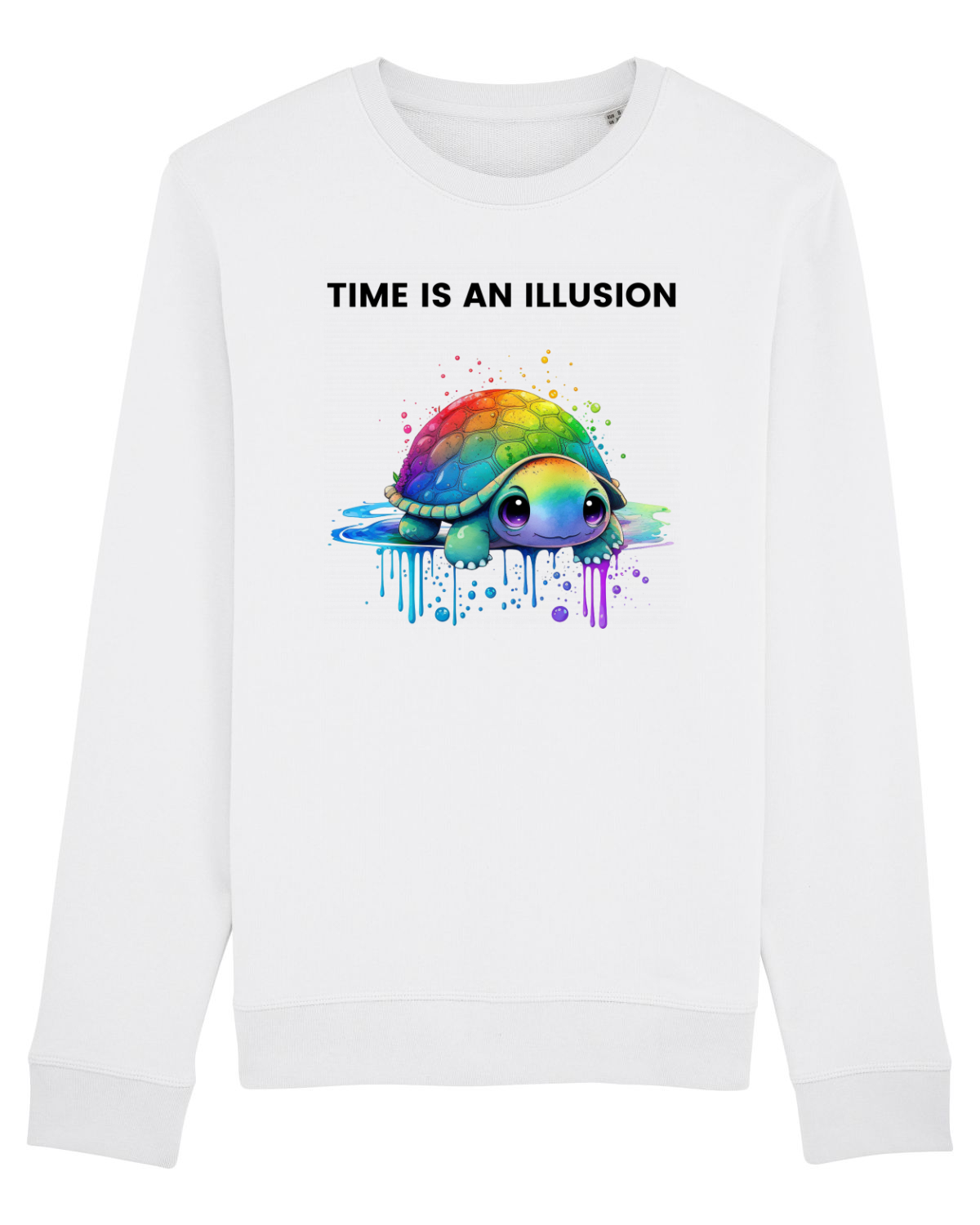 Bluză mânecă lungă Unisex Rise White