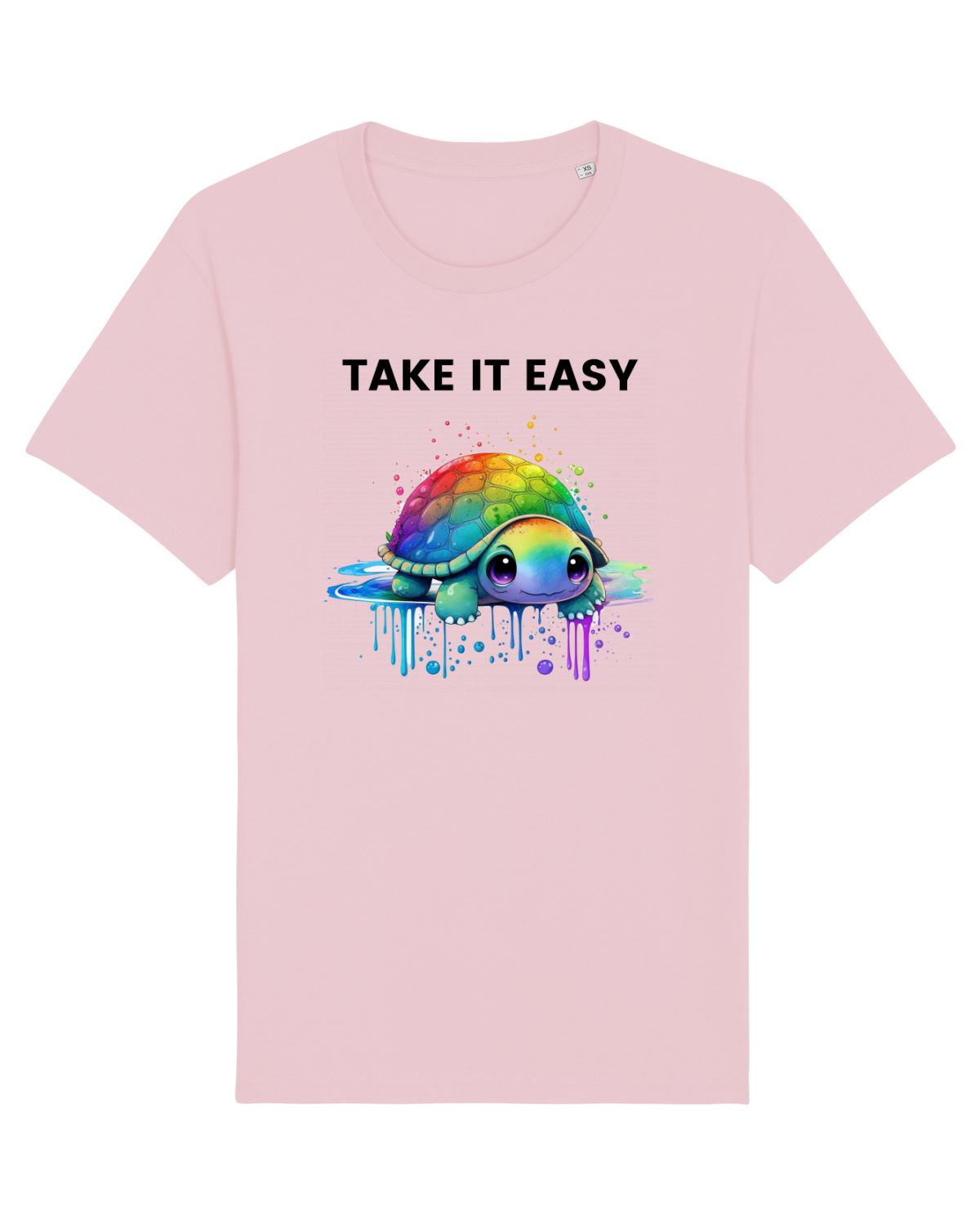 Tricou mânecă scurtă Unisex Rocker Cotton Pink