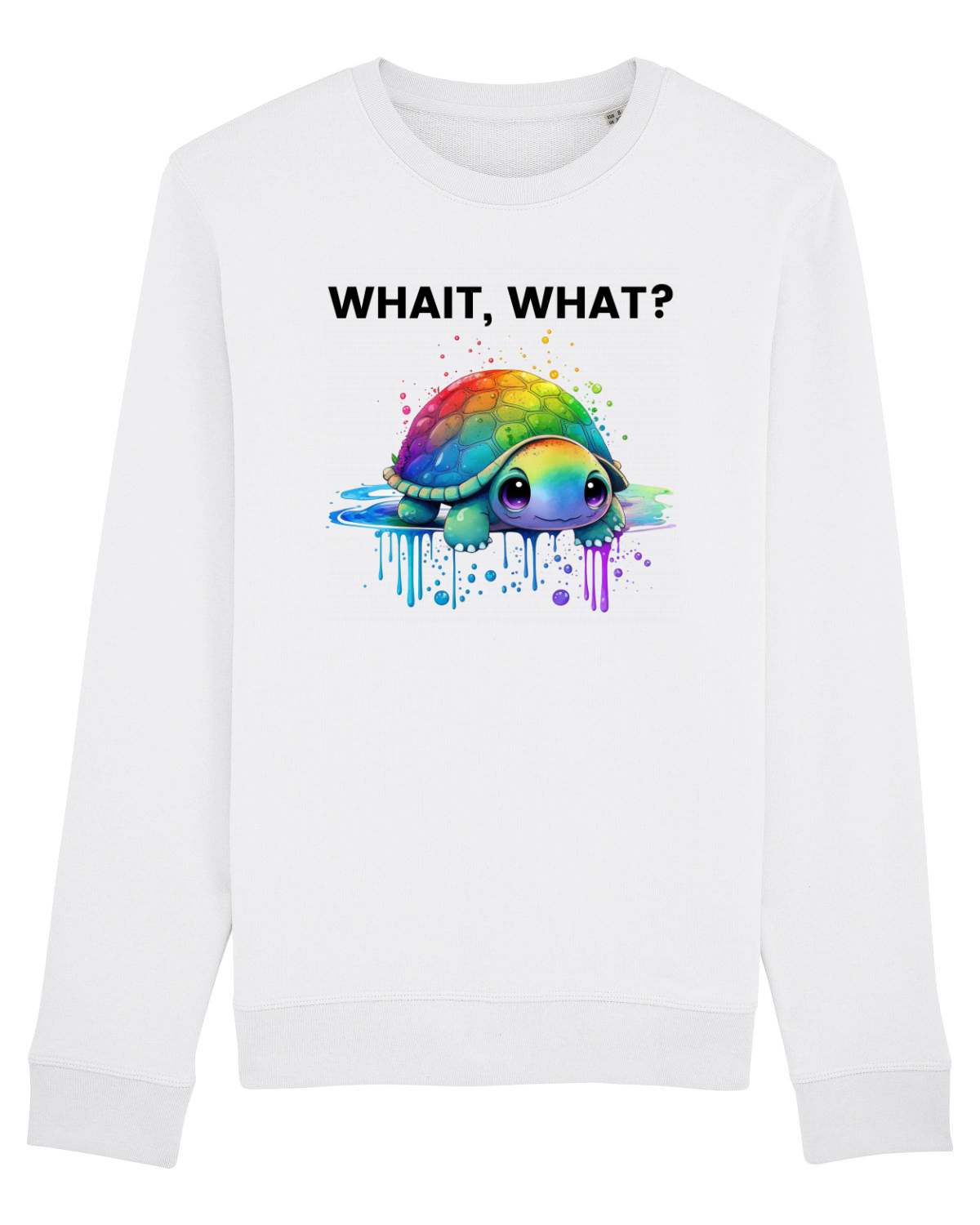 Bluză mânecă lungă Unisex Rise White