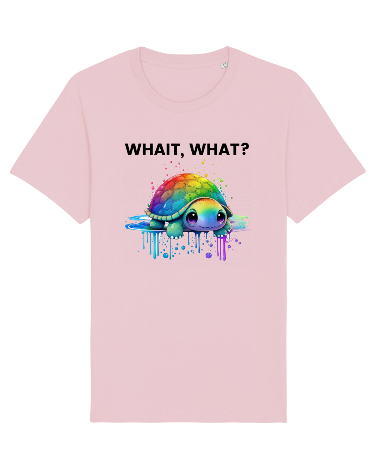 Tricou mânecă scurtă Unisex Rocker Cotton Pink