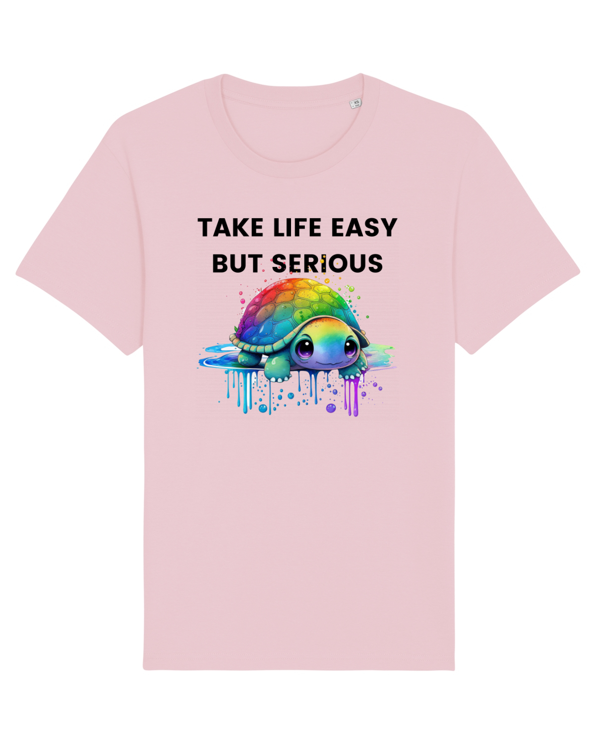Tricou mânecă scurtă Unisex Rocker Cotton Pink