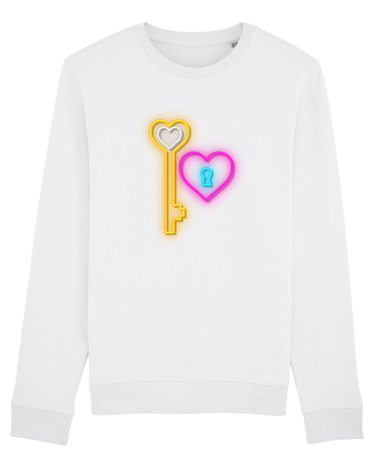 Bluză mânecă lungă Unisex Rise White