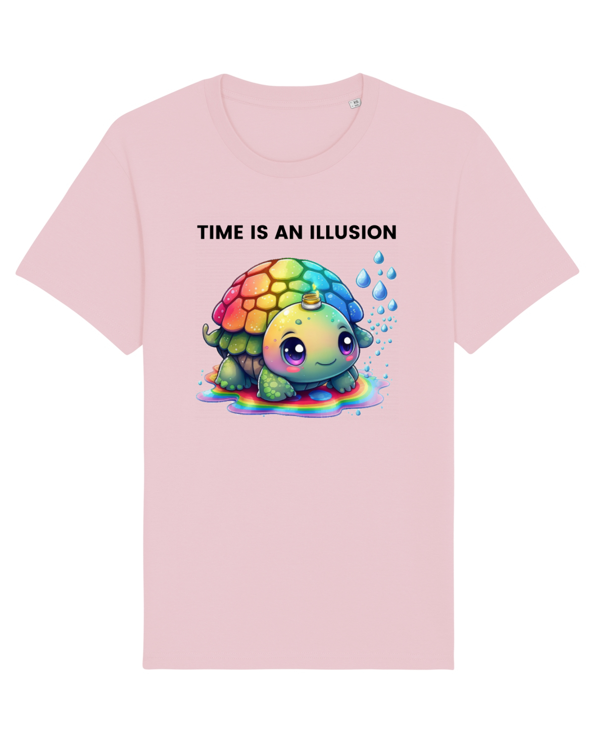 Tricou mânecă scurtă Unisex Rocker Cotton Pink