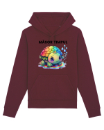 Broasca testoasa pictata in acuarela cu mesajul  Masor Timpul Hanorac Unisex Drummer