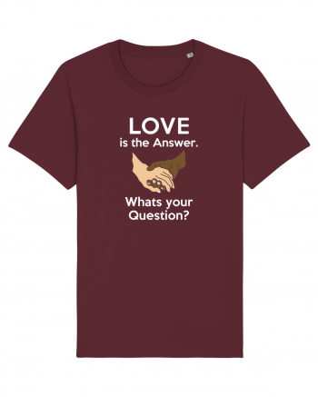 Love is the answer Burgundy