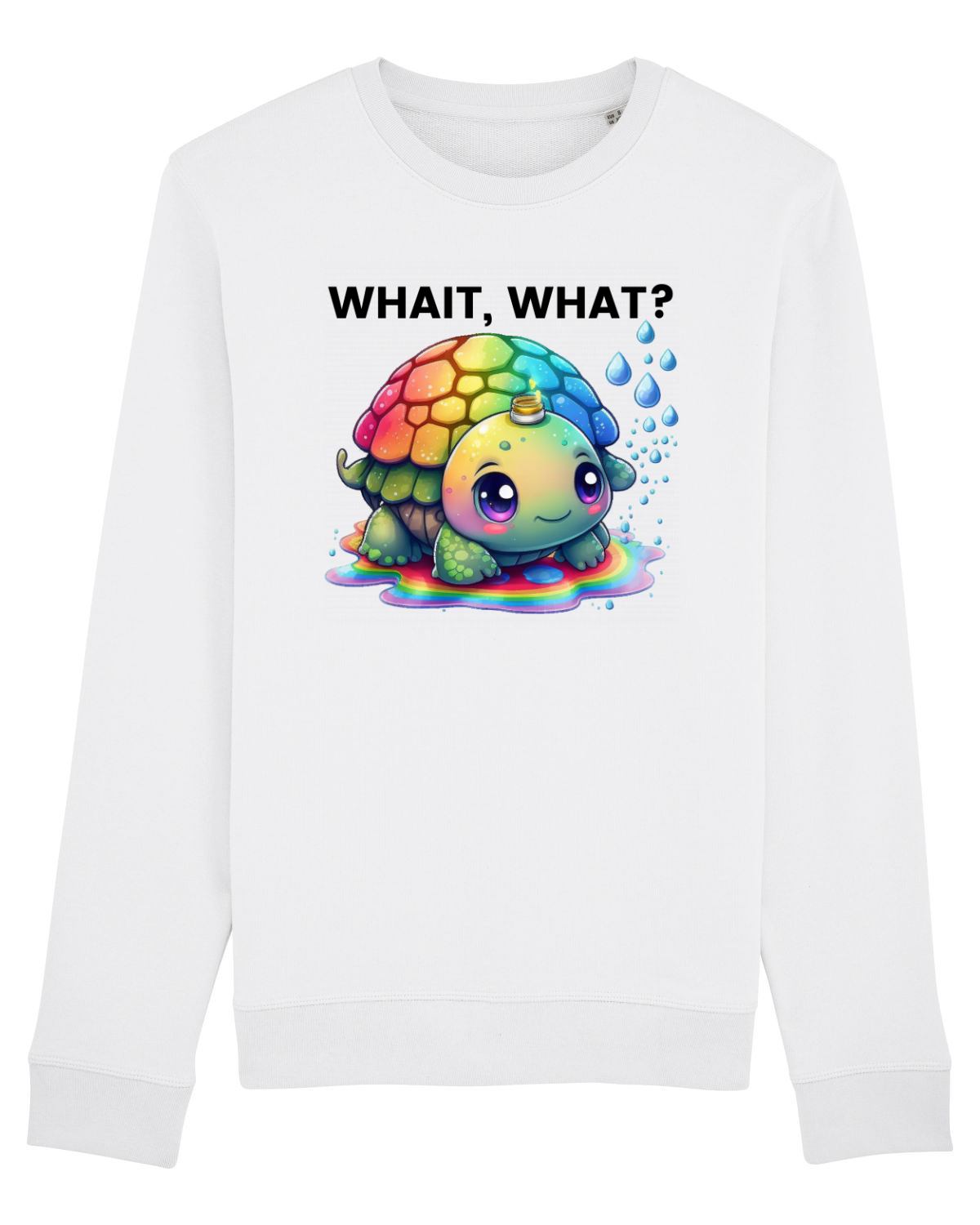 Bluză mânecă lungă Unisex Rise White