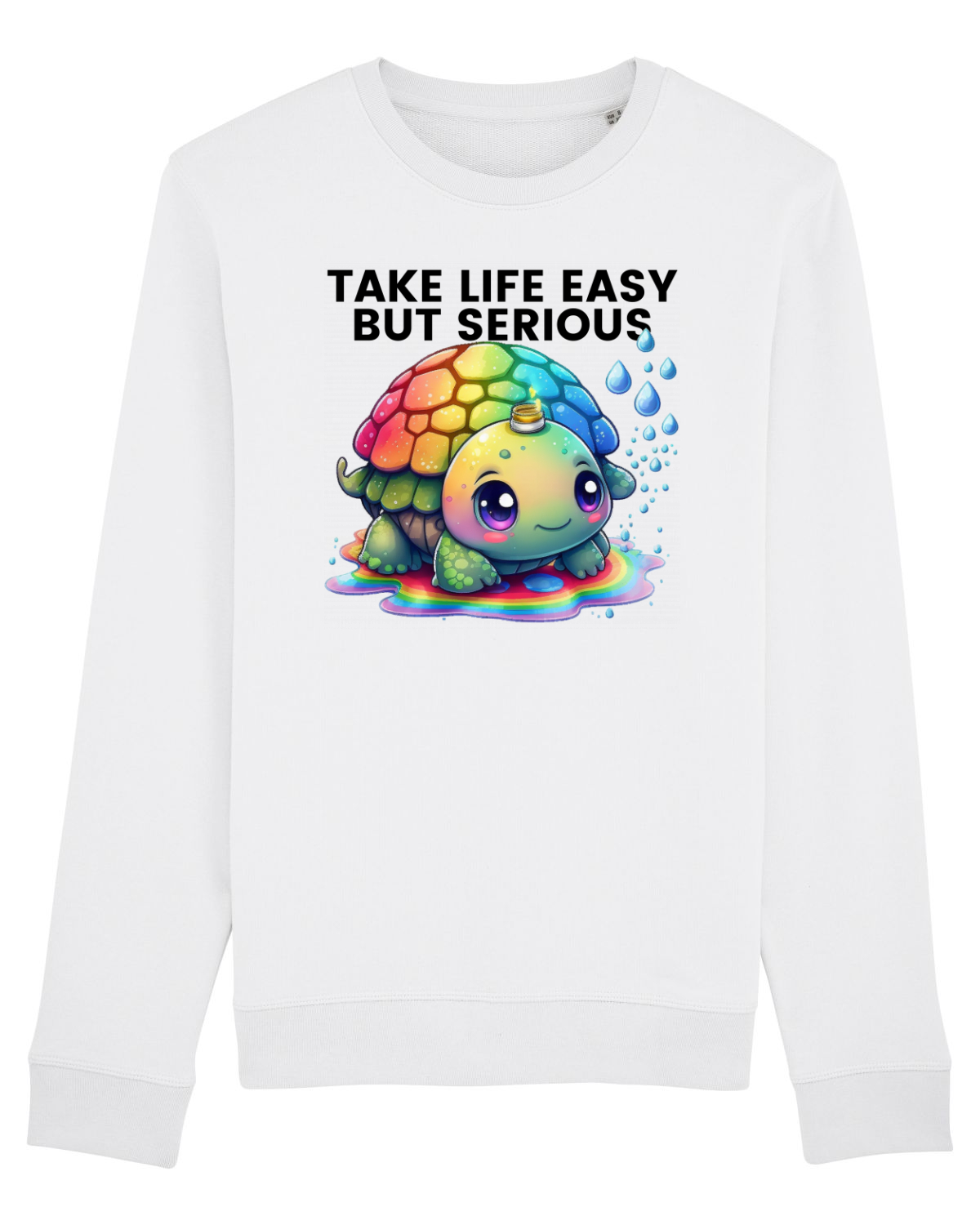Bluză mânecă lungă Unisex Rise White