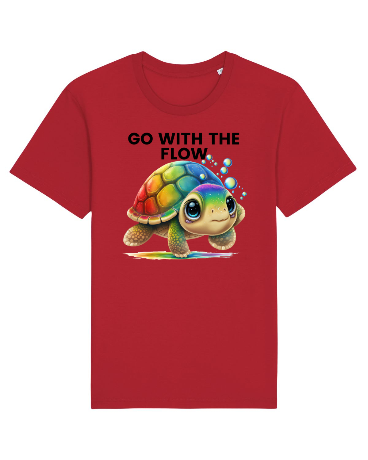 Tricou mânecă scurtă Unisex Rocker Red