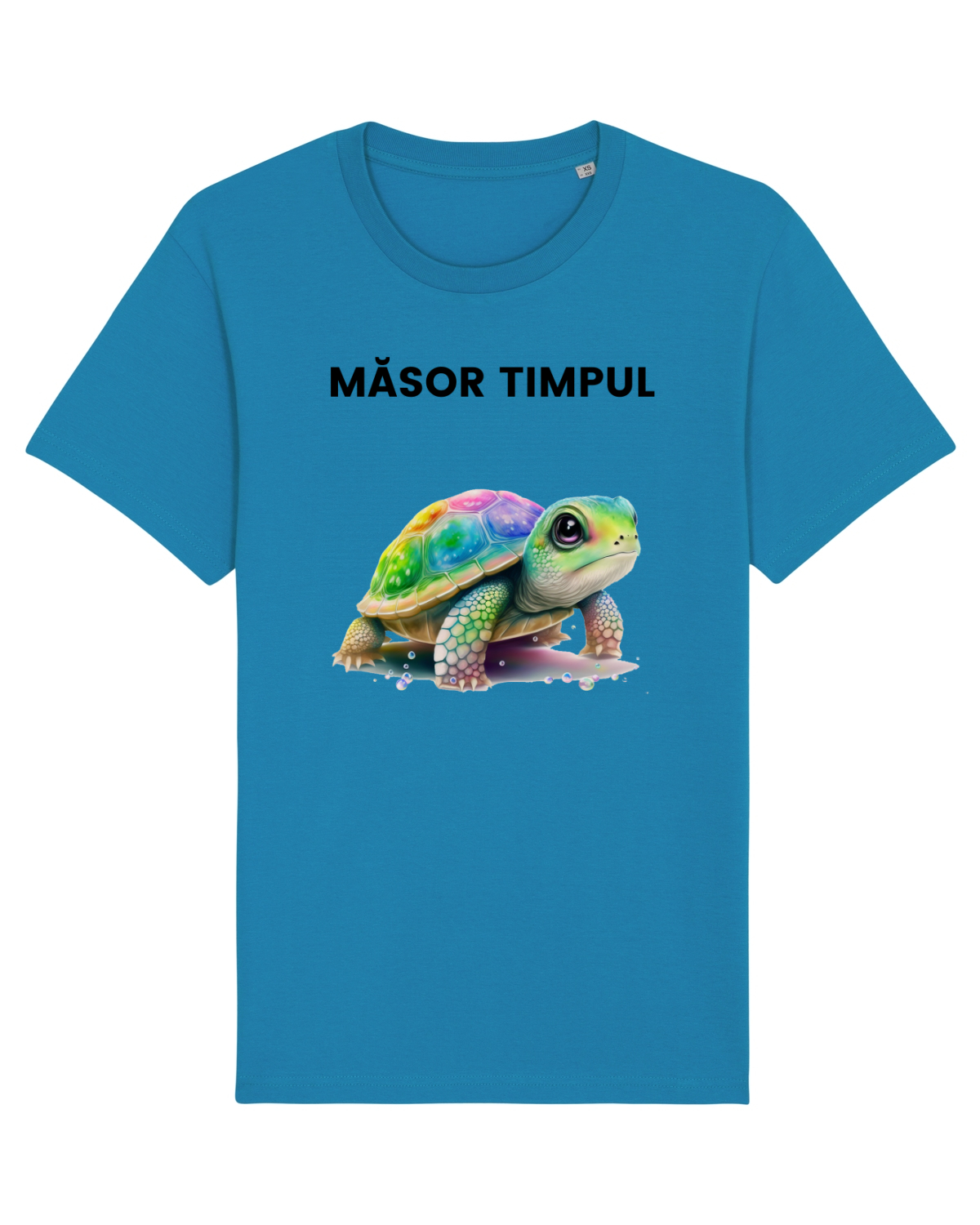 Tricou mânecă scurtă Unisex Rocker Azur