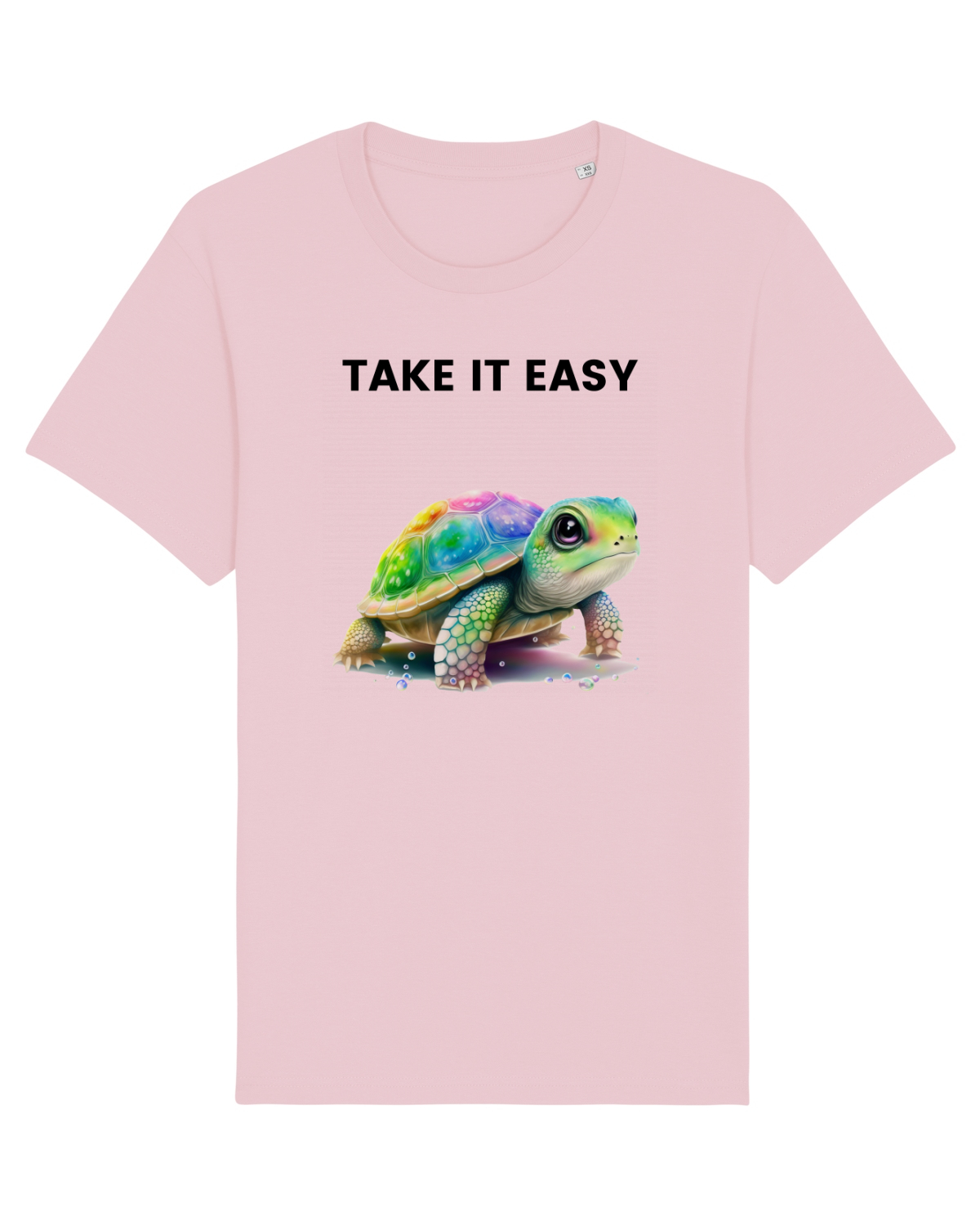 Tricou mânecă scurtă Unisex Rocker Cotton Pink