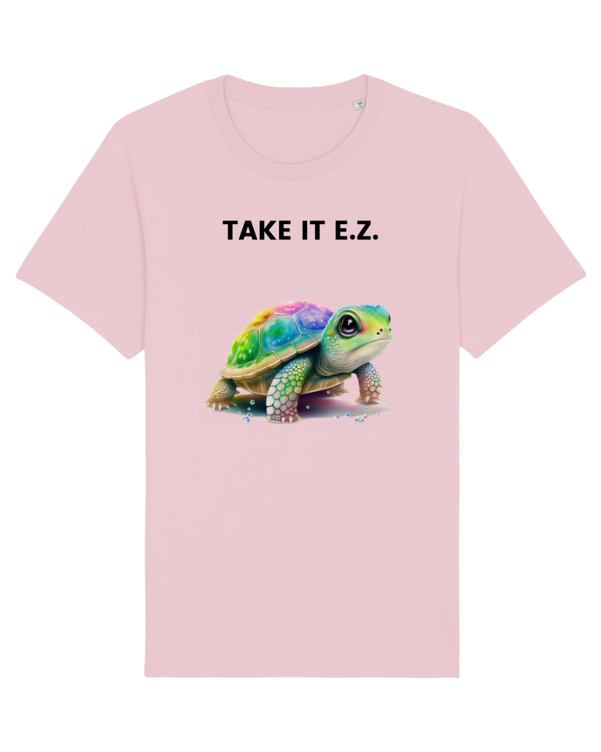 Tricou mânecă scurtă Unisex Rocker Cotton Pink