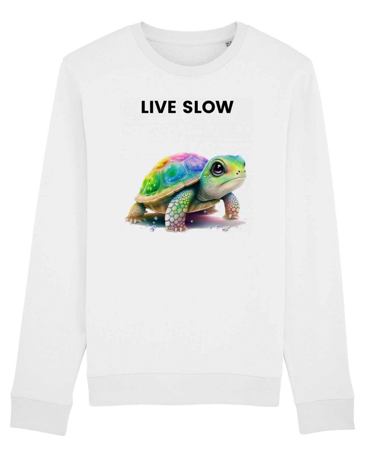 Bluză mânecă lungă Unisex Rise White