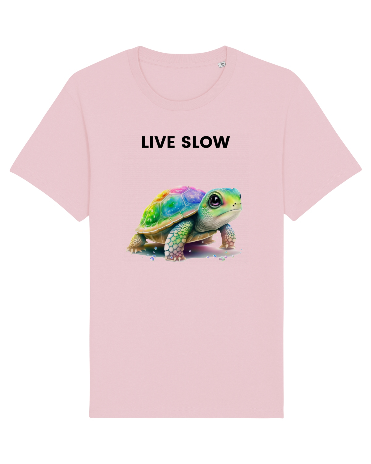 Tricou mânecă scurtă Unisex Rocker Cotton Pink