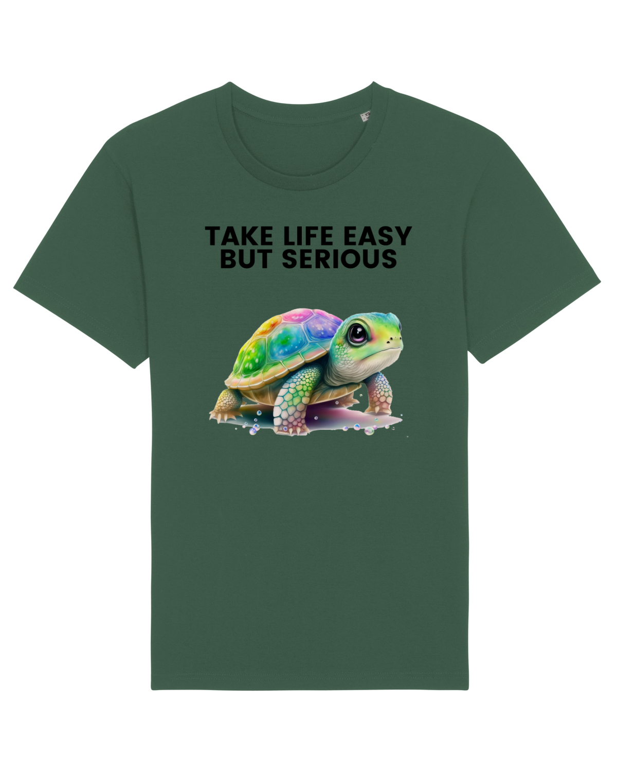 Tricou mânecă scurtă Unisex Rocker Bottle Green