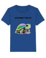 Broasca testoasa pictata in acuarela cu mesajul Jogging Turtle Tricou mânecă scurtă  Copii Mini Creator