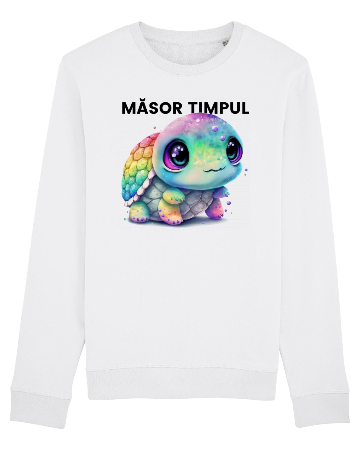 Bluză mânecă lungă Unisex Rise White