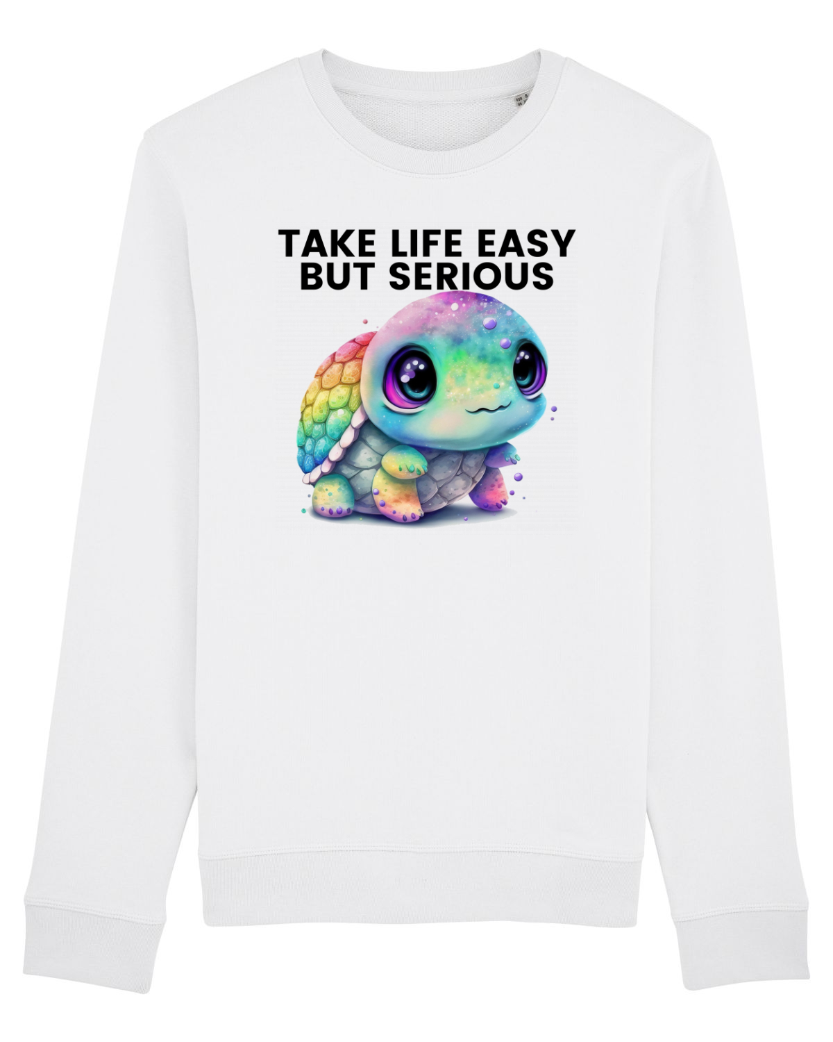 Bluză mânecă lungă Unisex Rise White