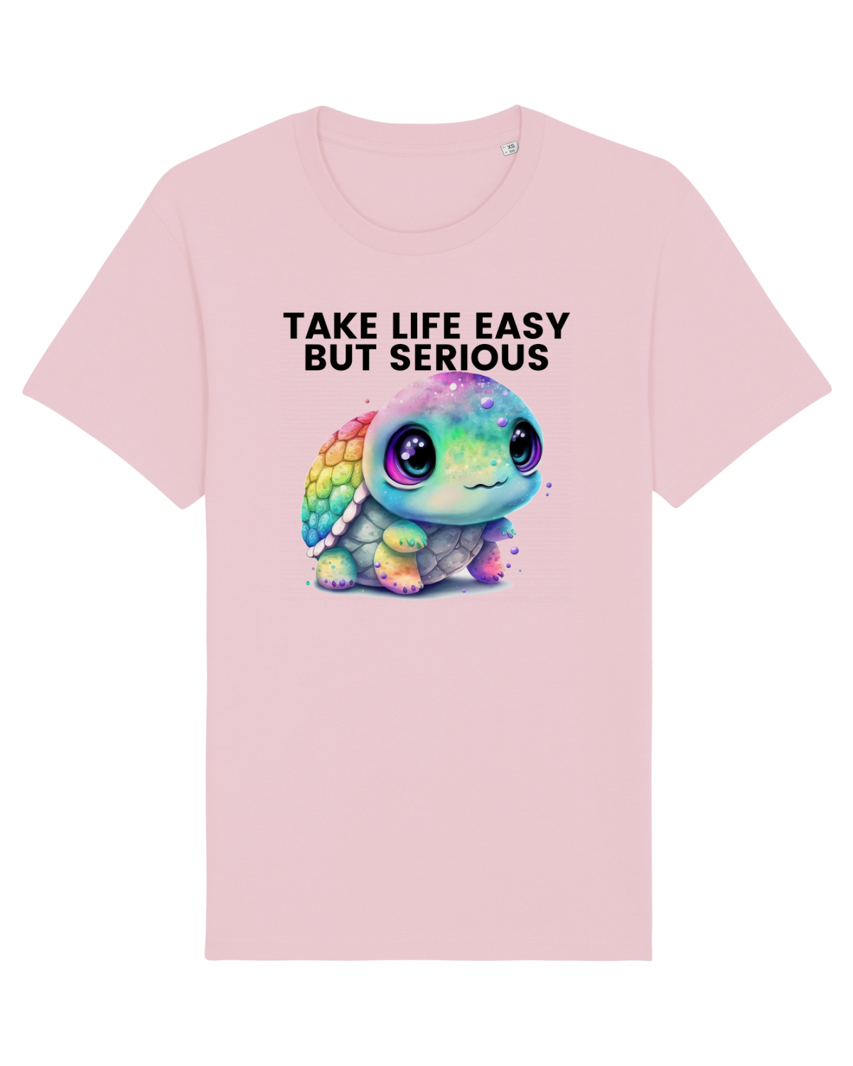 Tricou mânecă scurtă Unisex Rocker Cotton Pink