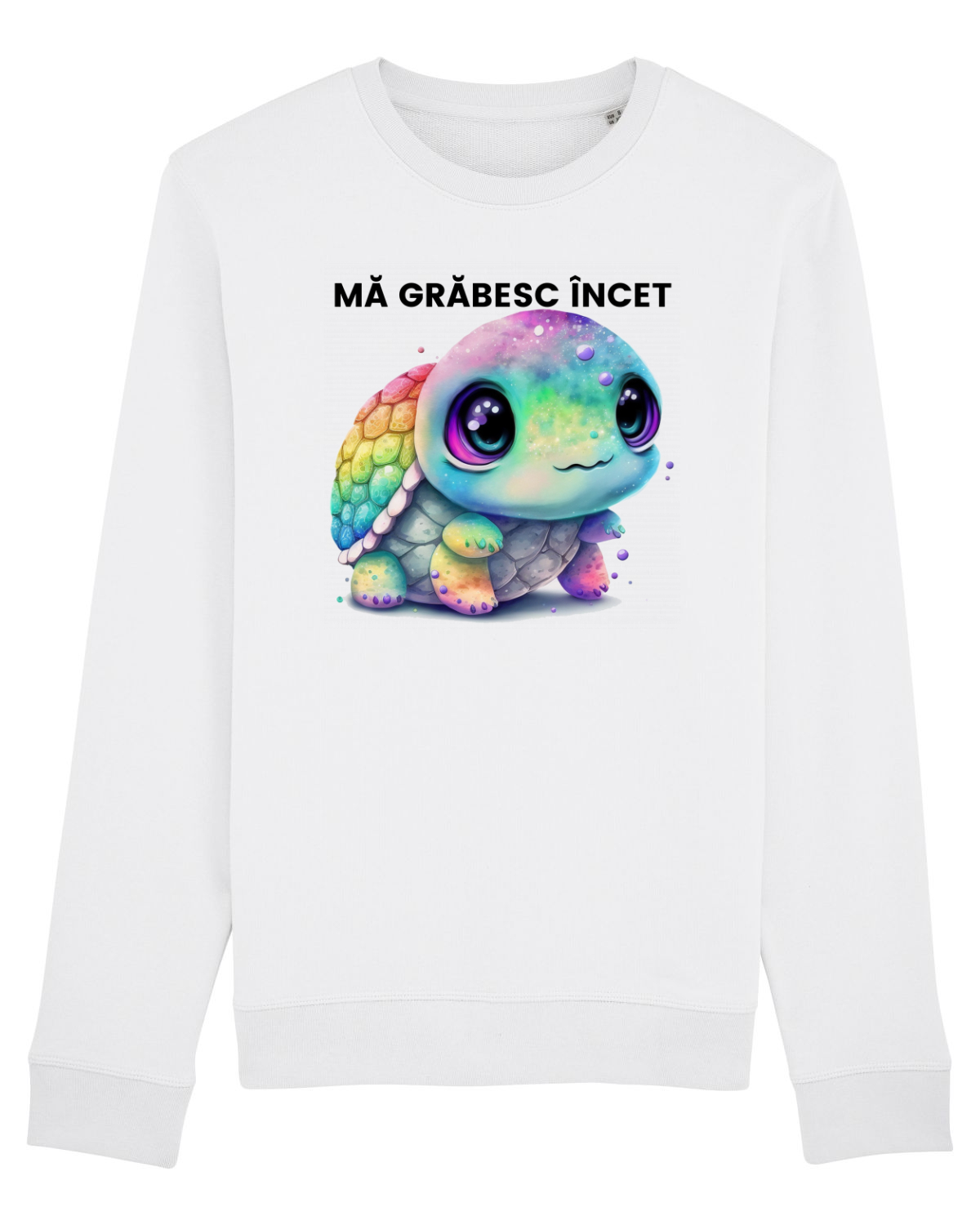 Bluză mânecă lungă Unisex Rise White