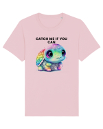 Broasca testoasa pictata in acuarela cu mesajul Catch Me If You Can Tricou mânecă scurtă Unisex Rocker