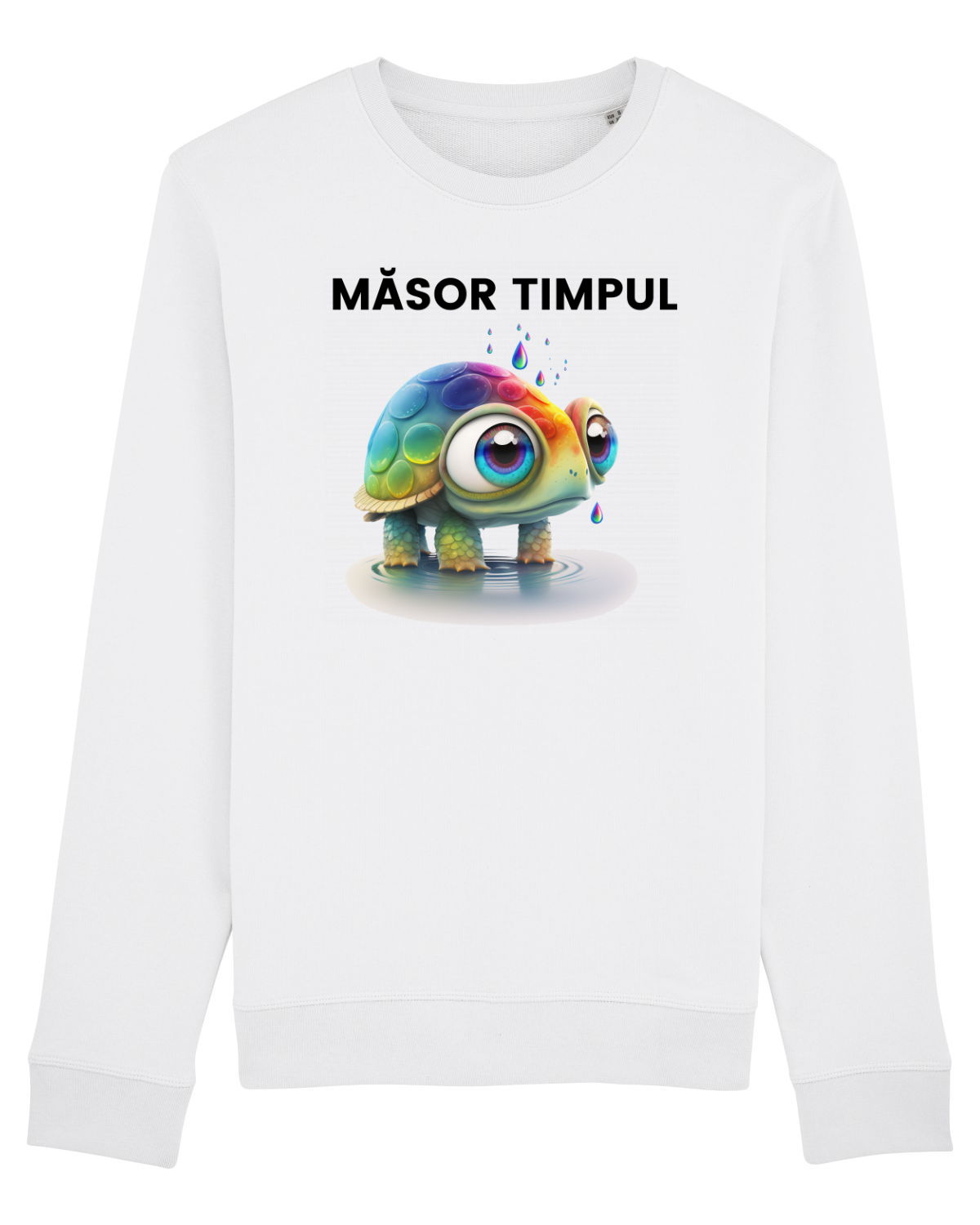 Bluză mânecă lungă Unisex Rise White