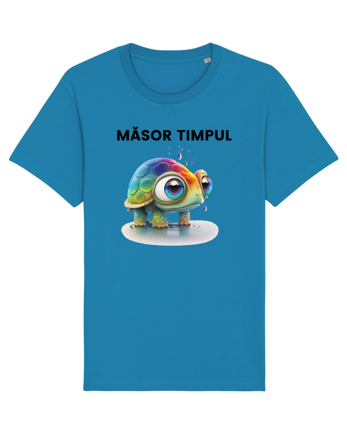 Tricou mânecă scurtă Unisex Rocker Azur