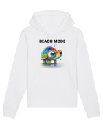 Broasca testoasa pictata in acuarela cu mesajul  Beach Mode Hanorac Unisex Drummer