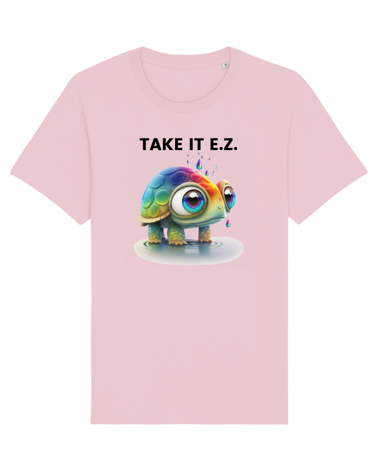 Tricou mânecă scurtă Unisex Rocker Cotton Pink