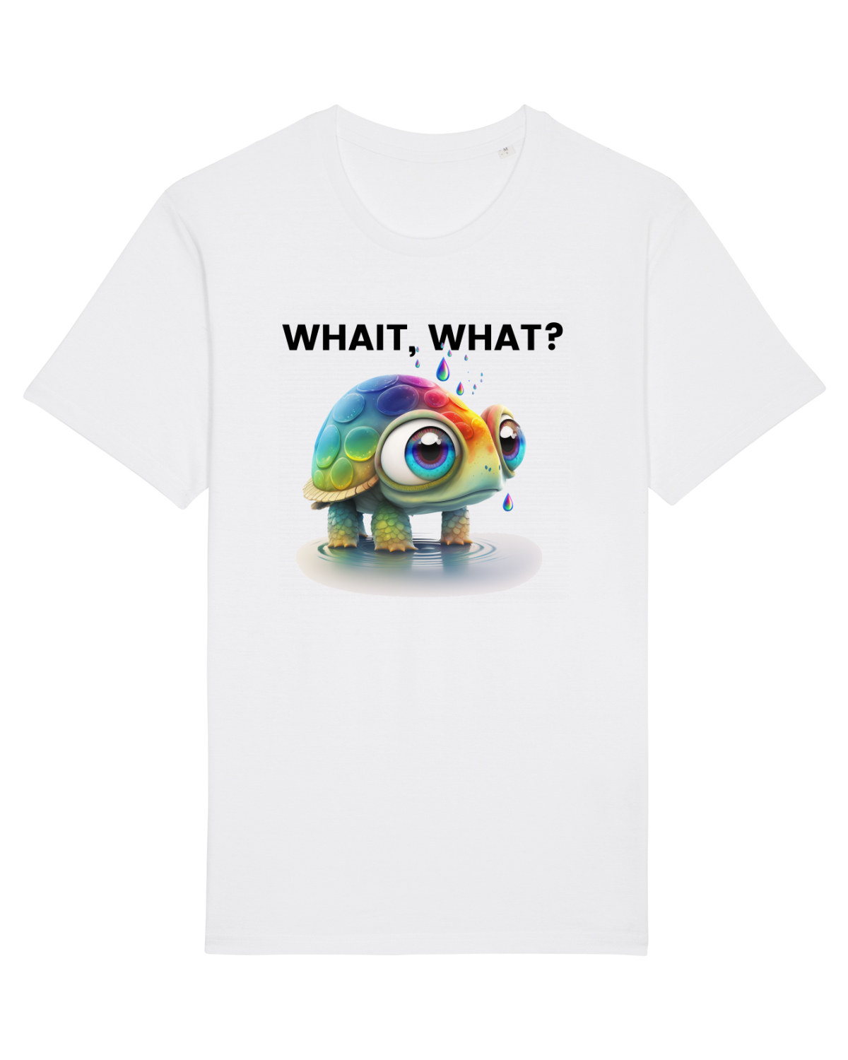 Tricou mânecă scurtă Unisex Rocker White