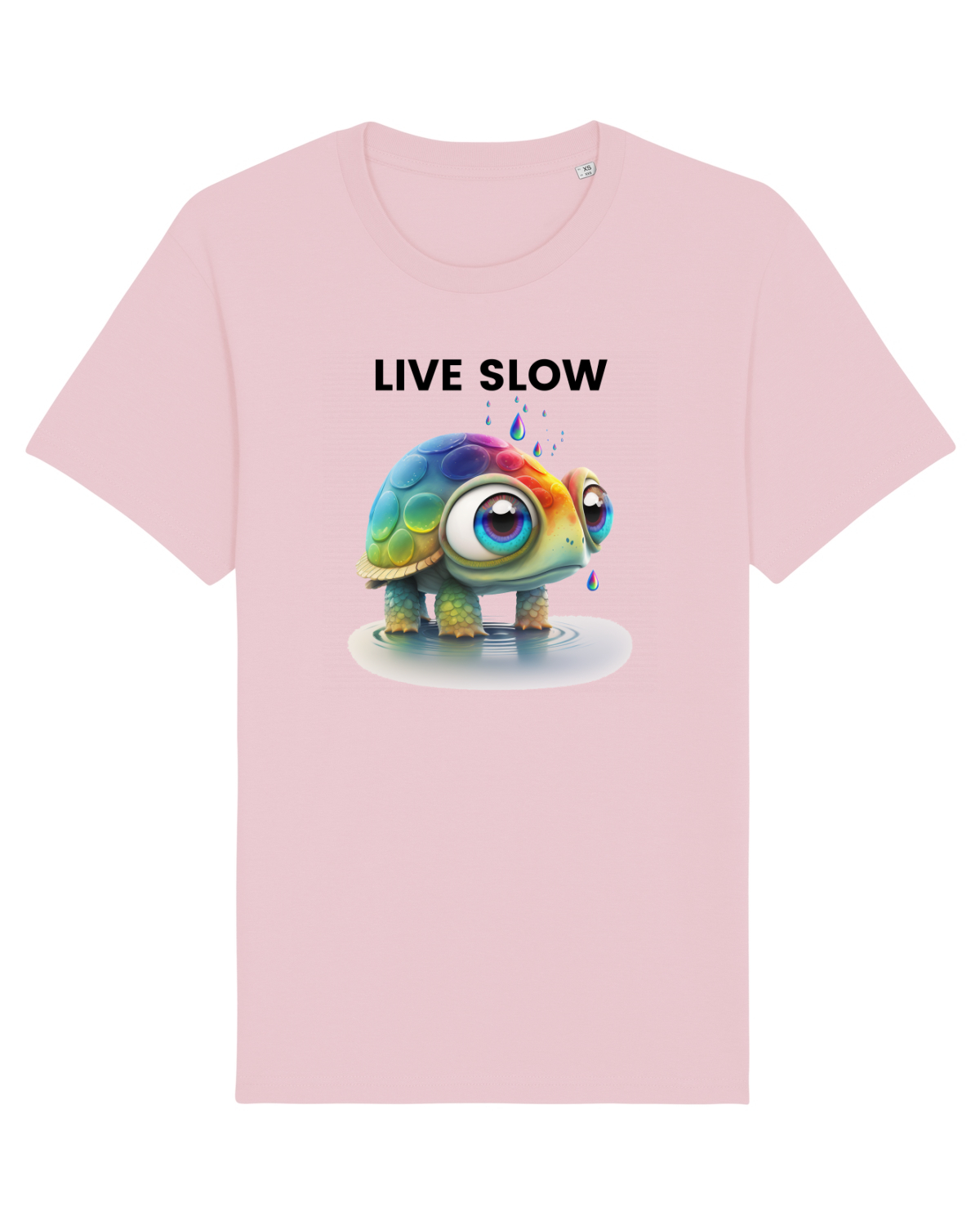 Tricou mânecă scurtă Unisex Rocker Cotton Pink