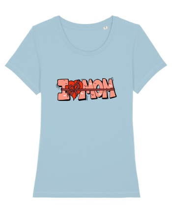 I love mom Sky Blue