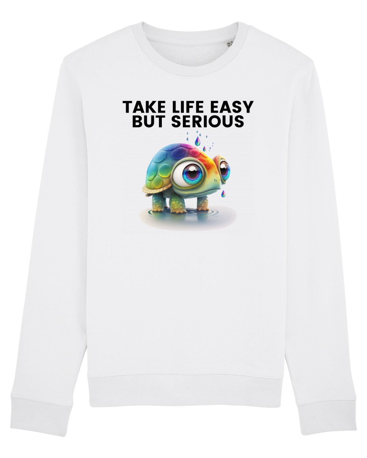 Bluză mânecă lungă Unisex Rise White