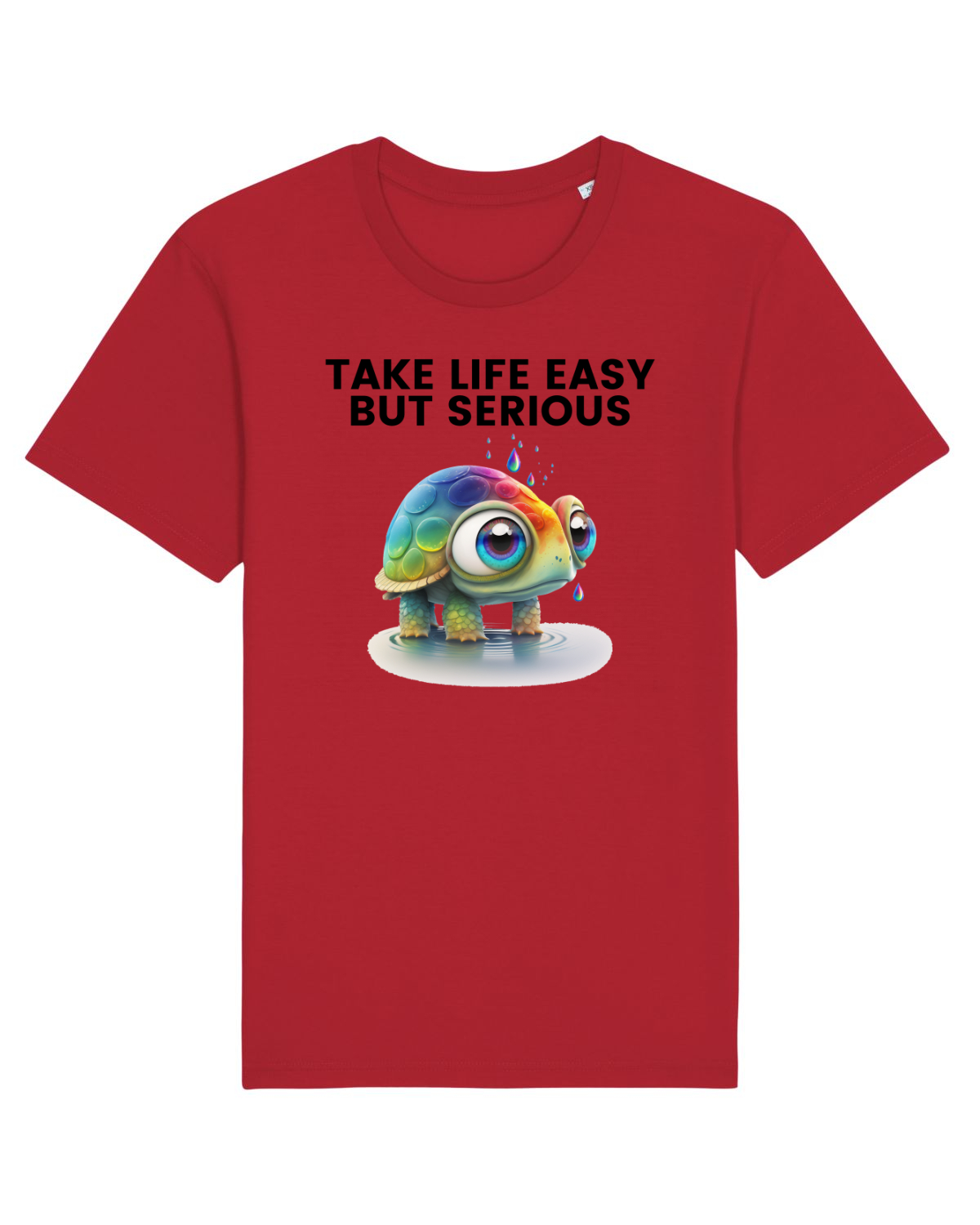 Tricou mânecă scurtă Unisex Rocker Red