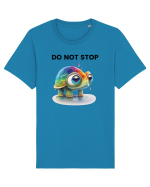 Broasca testoasa pictata in acuarela cu mesajul Do Not Stop Tricou mânecă scurtă Unisex Rocker