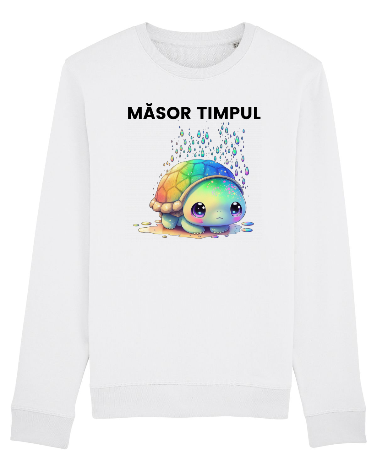 Bluză mânecă lungă Unisex Rise White
